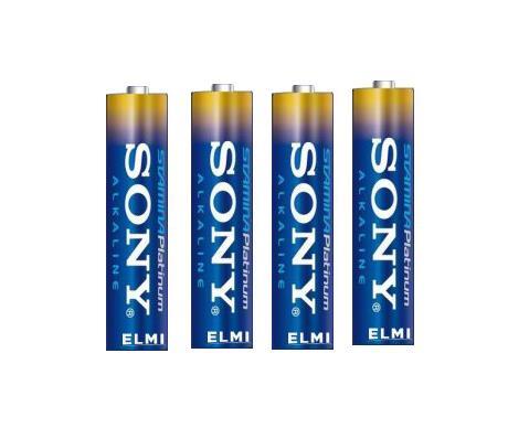 AM4PTB4A-A1 Sony Alkaline Aaa Battery 4pk Stamina Platium Alkaline Batt (Refurbished)
