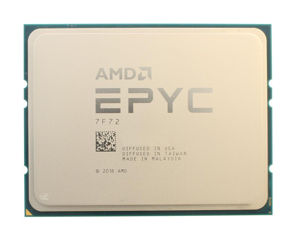 AMD-EPYC-7F72 AMD EPYC 7F72 24-Core 3.20GHz 192MB L3 Cache Socket SP3 Processor