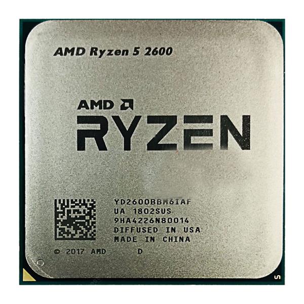 AMDSLR52600 AMD Ryzen 5 2600 6-Core 3.40GHz 16MB L3 Cache Socket AM4 Processor