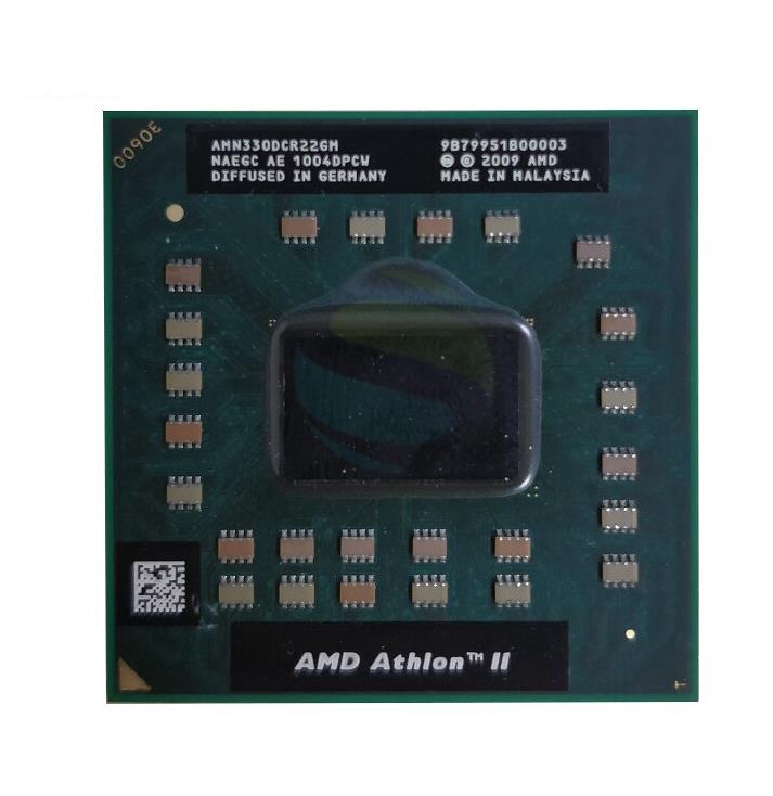 AMN330DCR22GM AMD Athlon II M330 2300MHz 3200MHz FSB 512MB L2 Cache Socket S1