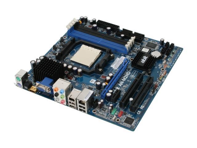 AN-M2HDLE Abit Socket AM2 Nvidia GeForce 7050PV Chipset AMD Athlon 64 X2/ Athlon 64 FX/ Athlon 64 Processors Support DDR2 4x DIMM 4x SATA2 3.0Gb/s Micro-ATX Motherboard (Refurbished)