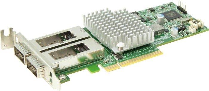 AOC-S40G-i2Q SuperMicro Dual-Ports QSFP+ 40Gbps PCI Express 3.0 Low Profile Network Adapter
