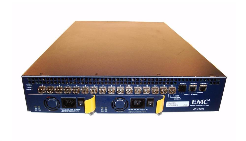 AP-7420B Brocade EM-7422-0001 MultiProtocol Router 16Port 2/1 Gb/s FC Ports 2X (Refurbished)
