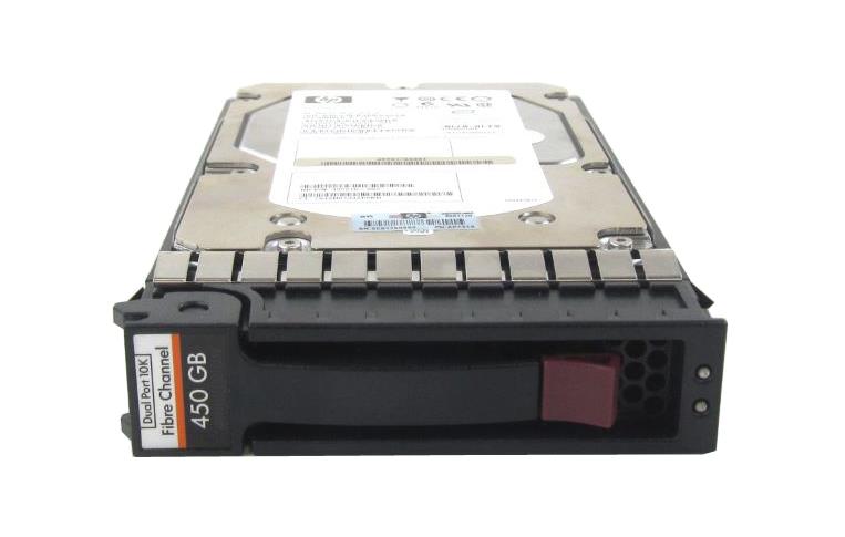 AP731B HP 450GB 10000RPM Fibre Channel 4Gbps Dual Port Hot Swap 3.5-inch Internal Hard Drive with Tray for StorageWorks EVA M6412