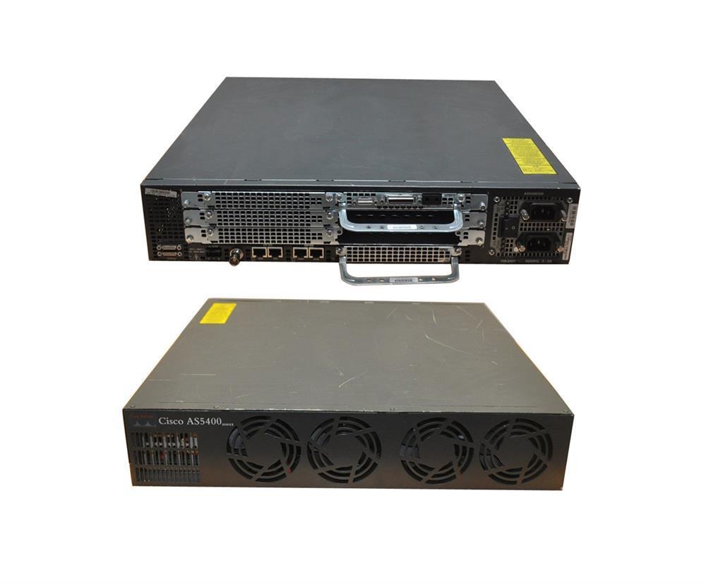 AS5400HPX-AC Cisco Universal Access Server Remote Access Server 8T1 216Ports Dual AC IP+ IOS 192 Basic Voice Gateway (Refurbished)