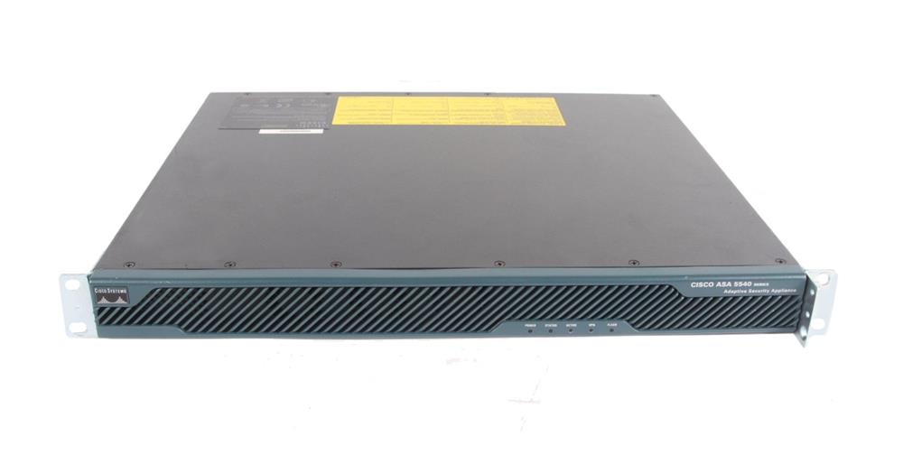 ASA5540-BUN-K9 Cisco ASA 5540 Firewall Appliance With SW 500 VPN Peers 4GE+1FE 3DES/AES (Refurbished)