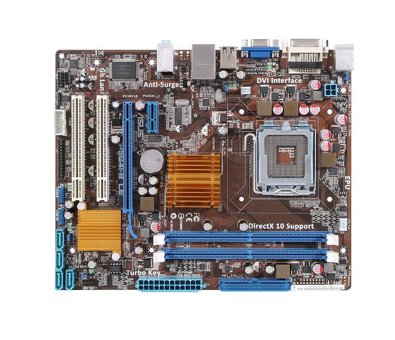 ASUP5G41MM ASUS P5G41-M LE/CSM Socket LGA 775 Intel G41 Express + ICH7 Chipset Intel Pentium/ Celeron/ Core 2 Duo/ Core 2 Extreme/ Core 2 Quad/ Celeron 400 Sequence Processors Support DDR2 2x DIMM 4x SATA 3.0Gb/s Micro-ATX Motherboard (Refurbished)
