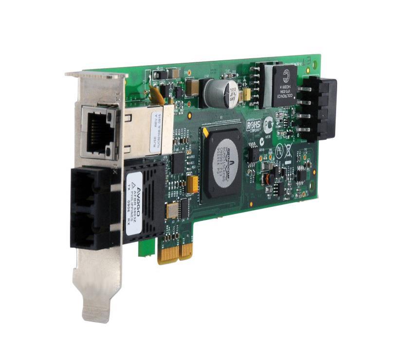 AT-2716POE/SXSC-901 Allied Telesis AT-2716POE/SXSC Gigabit Ethernet Card - PCI Express - 2 Port(s) - 1 x Network (RJ-45) - 1 x SC Port(s) - 10/100/1000Base-T, 100Base-FX - Plug-in