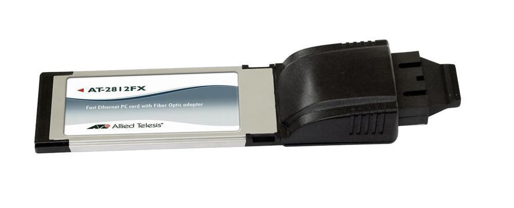 AT-2812FX/SC-001 Allied Telesis AT-2812FX Fiber Optic Fast Ethernet Card - ExpressCard - 1 x SC - 100Base-FX -