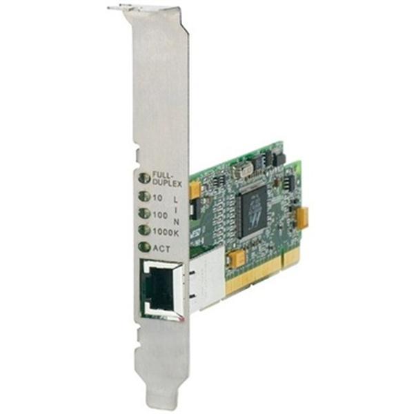 AT-2916T-001 Allied Telesis Single Port Copper Gigabit Ethernet Adapter for 32-Bit PCI Bus
