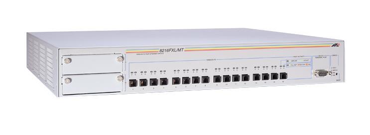 AT-8216FXL/MT-20 Allied Telesis AT-8216FXL/MT Fast Ethernet Switch - 16 Ports - Manageable - 100Base-FX -  (Refurbished)