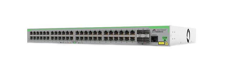 AT-FS980M/52-10 Allied Telesis CentreCOM AT-FS980M/52 Ethernet Switch - 48 Ports - Manageable - 4 Layer Supported - Modular - 4 SFP Slots - Twisted Pair, Optical Fiber - Wall  (Refurbished)