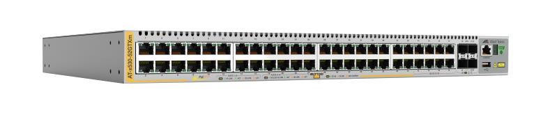 AT-X530L-52GTX-90 Allied Telesis X530L-52GTX Layer 3 Switch - 48 Ports - Manageable - Gigabit Ethernet - 10GBase-X, 10/100/1000Base-T - TAA Compliant - 3 Layer Supported - Modular - Power Supply - 60 W Power (Refurbished)