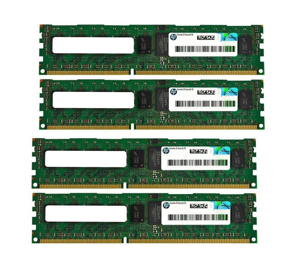 AT127A#0D1 HPE 32GB Kit (4 X 8GB) PC3-10600 DDR3-1333MHz ECC Registered CL9 240-Pin DIMM 1.35V Low Voltage Dual Rank Memory