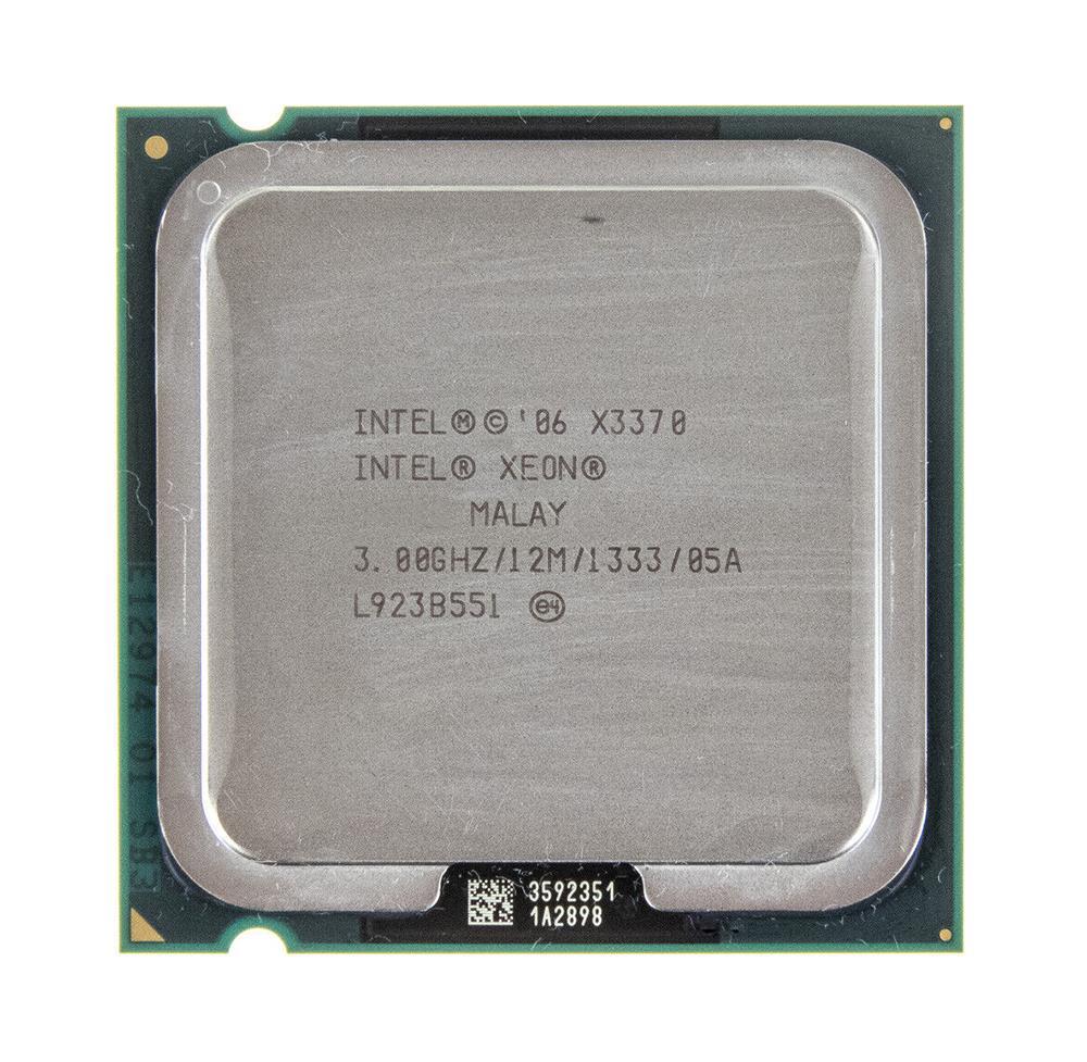 AT80569KJ080N Intel Xeon X3370 Quad Core 3.00GHz 1333MHz FSB 12MB L2 Cache Socket LGA775 Processor
