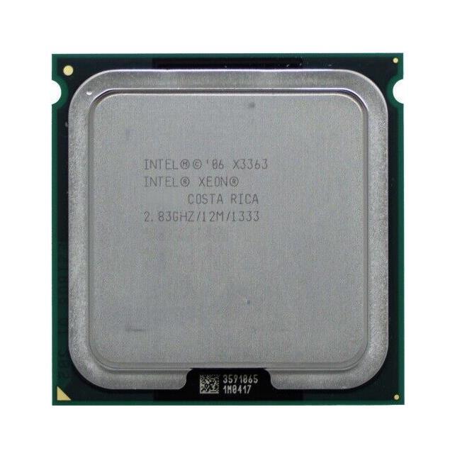 AT80584KJ073N Intel Xeon X3363 Quad Core 2.83GHz 1333MHz FSB 12MB L2 Cache Socket LGA771 Processor