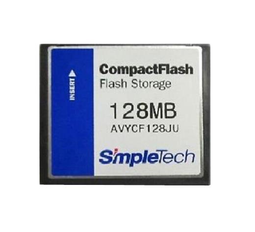 AVYCF128JU SimpleTech 128MB CompactFlash (CF) Memory Card