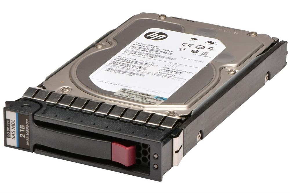 AW555A HPE 2TB 7200RPM SAS 6Gbps Dual Port Midline Hot Swap 3.5-inch Internal Hard Drive for MSA P2000
