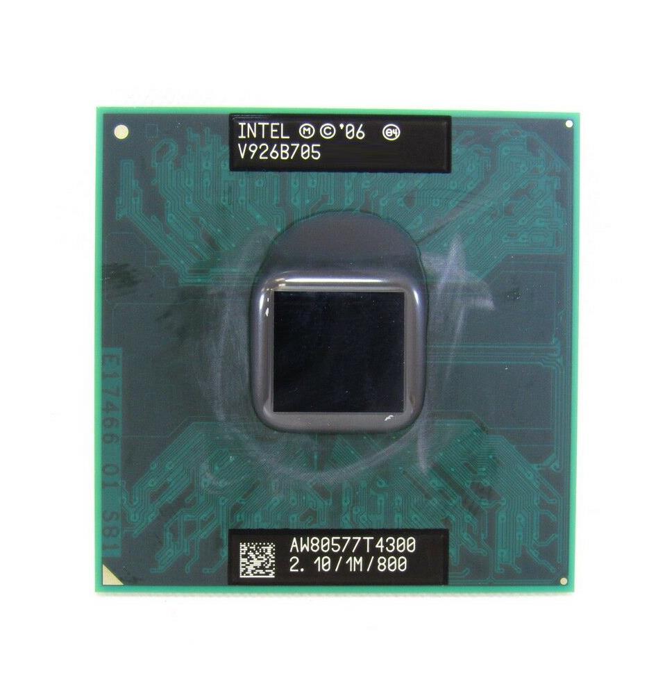 AW80577GG0451MA Intel Pentium T4300 Dual Core 2.10GHz 800MHz FSB 1MB L2 Cache Socket PGA478 Mobile Processor