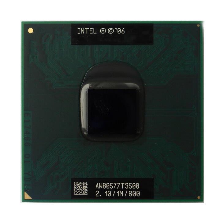 AW80577NG0451M Intel Celeron T3500 Dual Core 2.10GHz 800MHz FSB 1MB L2 Cache Socket PGA478 Mobile Processor