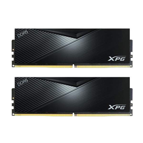 AX5U5200C3816G-DCLABK Adata XPG Lancer RGB 16GB 32GB Kit (2 X 16GB) PC5-41600 DDR5-5200MHz Non-ECC Unbuffered CL40 288-Pin DIMM 1.25V Memory Module