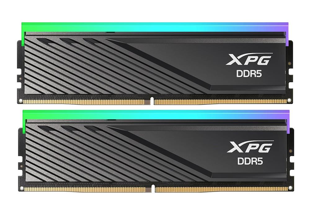 AX5U6000C3016G-DTLABRBK Adata XPG Lancer 32GB Kit (2 X 16GB) PC5-48000 DDR5-6000MHz ECC Unbuffered CL30 288-Pin DIMM 1.35V Dual Rank Memory
