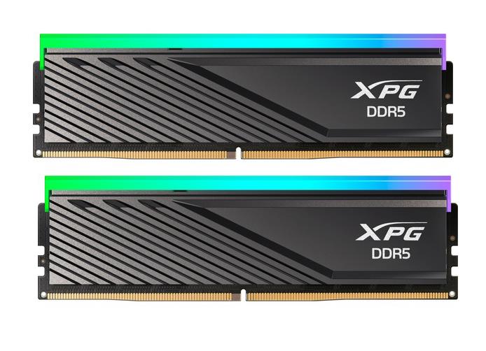 AX5U6400C3216G-DTLABRBK Adata XPG Lancer 32GB Kit (2 X 16GB) PC5-51200 DDR5-6400MHz ECC Unbuffered CL32 288-Pin DIMM 1.4V Single Rank Memory Module
