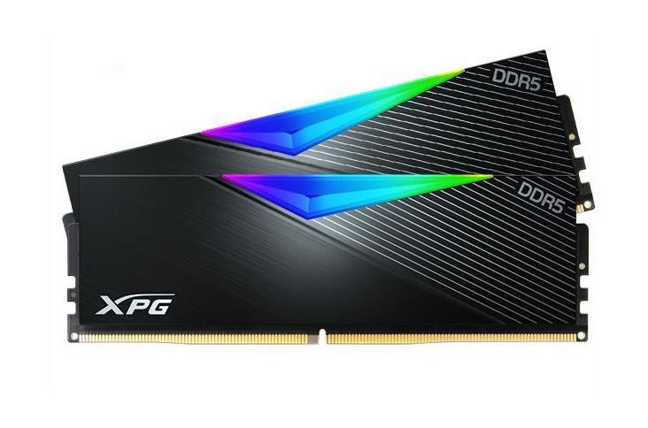 AX5U6400C3232G-CLARBK Adata XPG Lancer RGB 32GB Kit (2 X 16GB) PC5-51200 DDR5-6400MHz ECC Unbuffered CL-32 288-Pin 1.4V Single Rank Memory
