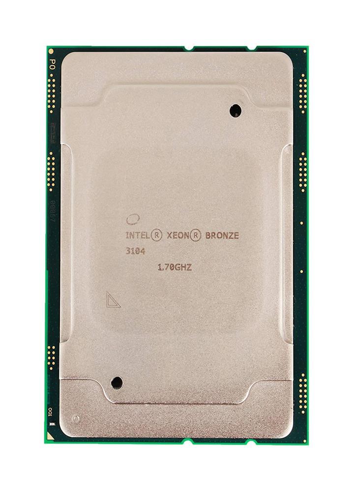 B-3104 Intel Xeon Bronze 3104 6-Core 1.70GHz 9.60GT/s UPI 8.25MB L3 Cache Socket LGA3647 Processor