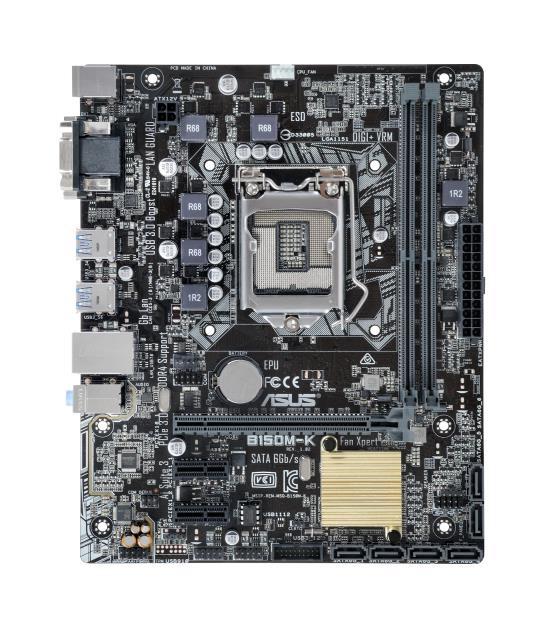 B150M-K ASUS Socket LGA 1151 Intel B150 Chipset 7th/6th Generation Core i7 / i3 / i3 / Pentium / Celeron Processors Support DDR4 2x DIMM 6x SATA 6.0Gb/s Micro-ATX Motherboard (Refurbished)

