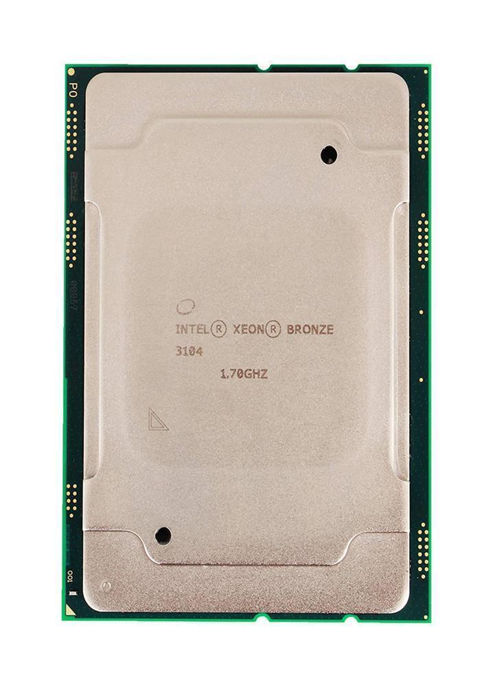 B3104 Intel Xeon Bronze 3104 6-Core 1.70GHz 9.60GT/s UPI 8.25MB L3 Cache Socket LGA3647 Processor