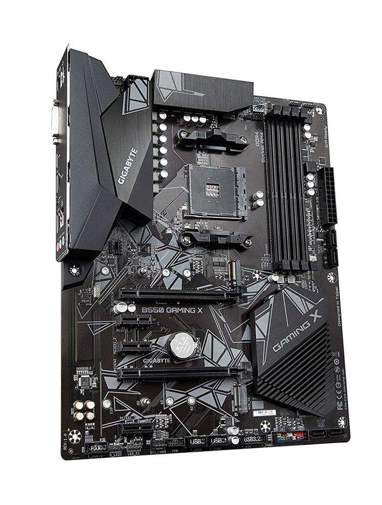 B550 GAMING X V2 (rev. 1.1) Gigabyte B550 GAMING X V2 Socket AM4 AMD B550 Chipset AMD Ryzen 5000/5000 G-Series / 4000 G-Series Processors Support DDR4 4x DIMM 4x SATA 6.0Gb/s ATX Motherboard (Refurbished)