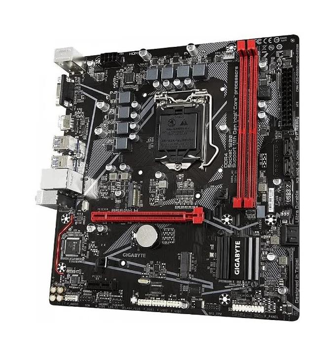 B560M H (rev. 1.x) Gigabyte B560M H Socket LGA 1200 Intel B560 Chipset Intel Core i9 / i7 / i5 / i3 / Pentium / Celeron Processors Support DDR4 2x DIMM 4x SATA 6.0Gb/s Micro-ATX Motherboard (Refurbished)