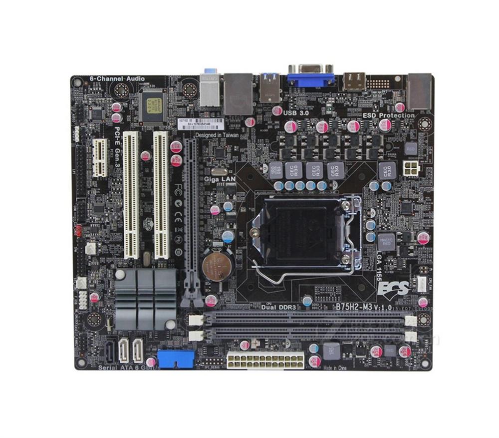 B75H2-M3 Elite Screens Socket LGA1155 Intel B75 Express Chipset micro-ATX Motherboard (Refurbished)