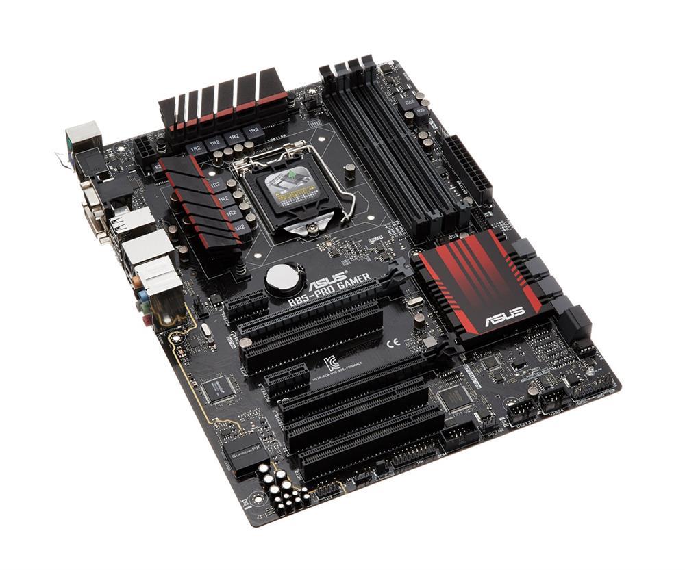 B85-PRO GAMER Asus Socket 1150 4th Generation Core i7/ Core i5/ Core i3/ Pentium/ Celeron Processors Support Intel B85 Chipset ATX Motherboard (Refurbished)