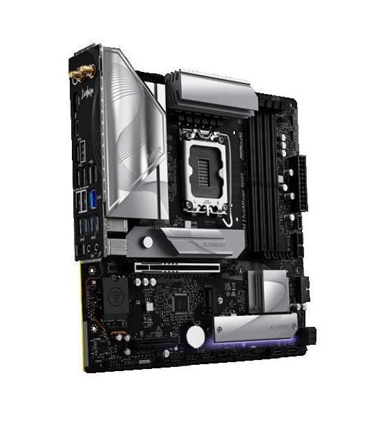 B860M LiveMixer WiFi ASRock Socket LGA 1851 Intel B860 Chipset Intel Core Ultra Series Processors Support DDR5 4x DIMM 4x SATA3 6.0Gb/s Micro-ATX Motherboard (Refurbished)