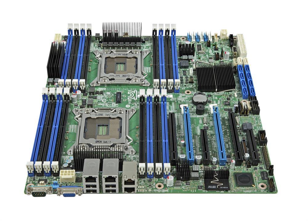BBS2600CP2J Intel S2600CP2J Socket R Intel C602J Chipset Intel Xeon E5-2600 v2 Processors Support DDR3 16x DIMM 6x SATA SSI EEB Server Motherboard (Refurbished)