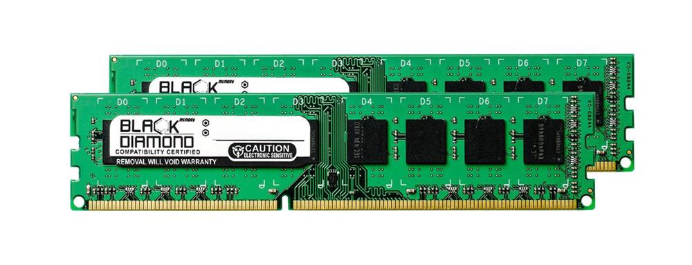 BD2GX21866MT13 Black Diamond 4GB Kit (2 X 2GB) PC3-14900 DDR3-1866MHz non-ECC Unbuffered CL13 240-Pin DIMM Dual Rank Memory