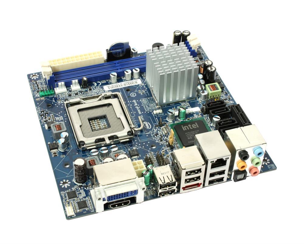 BLKDG45FC Intel Desktop Motherboard Socket T LGA-775 mini ITX 1 x Processor Support (1 x Single Pack) (Refurbished)