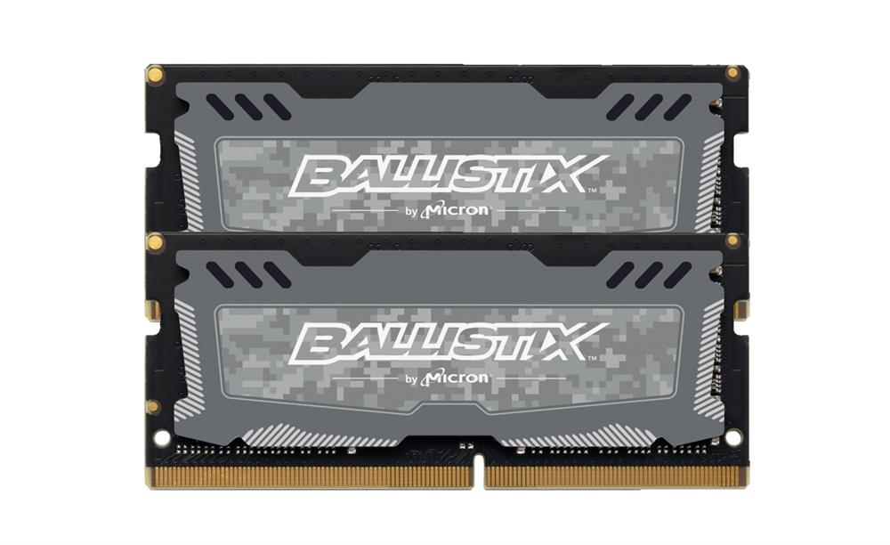 BLS2K8G4S26BFSDK Crucial Ballistix Sport LT 16GB Kit (2 X 8GB) PC4-21300 DDR4-2666MHz non-ECC Unbuffered CL16 260-Pin Sodimm Memory