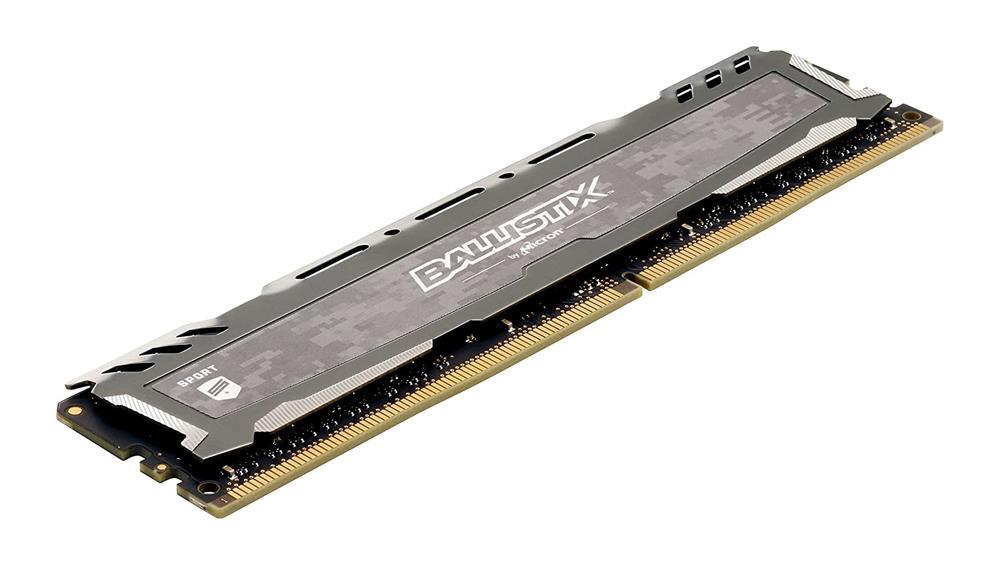 BLS8G4D240FSB.16FARG Crucial Ballistix Sport LT 8GB PC4-19200 DDR4-2400MHz non-ECC Unbuffered CL16 (16-16-16-39) 288-Pin DIMM 1.2V Memory Module 