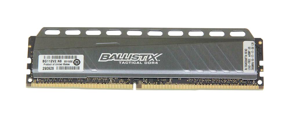 BLT8G4D26AFTA.16FAD Crucial Ballistix Tactical 8GB PC4-21300 DDR4-2666MHz non-ECC Unbuffered CL16 (16-17-17-36) 288-Pin DIMM 1.2V Memory Module
