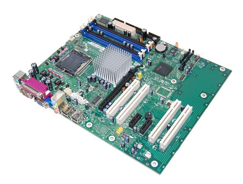 BOXD915GEVL Intel D915GEV Desktop Motherboard Intel Chipset Socket T LGA-775 1 x Retail Pack 1 x Processor Support 4GB Floppy Controller, Serial ATA/150, Ultra ATA/100 (ATA-6) Onboard Video 1 x PCIe x16 Slot (Refurbished)