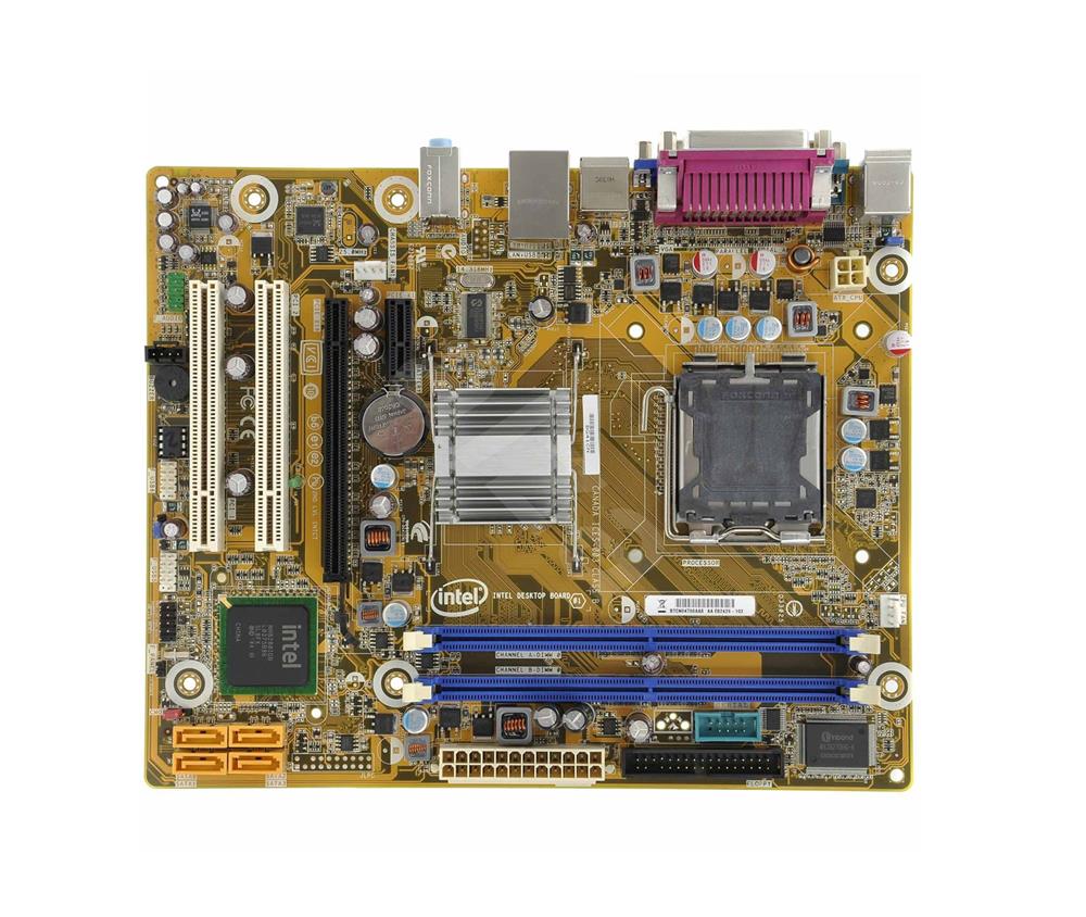 BOXDG41CN Intel Desktop Motherboard iG41 Express Chipset Socket T LGA775 micro ATX 1 x Processor Support (Refurbished)