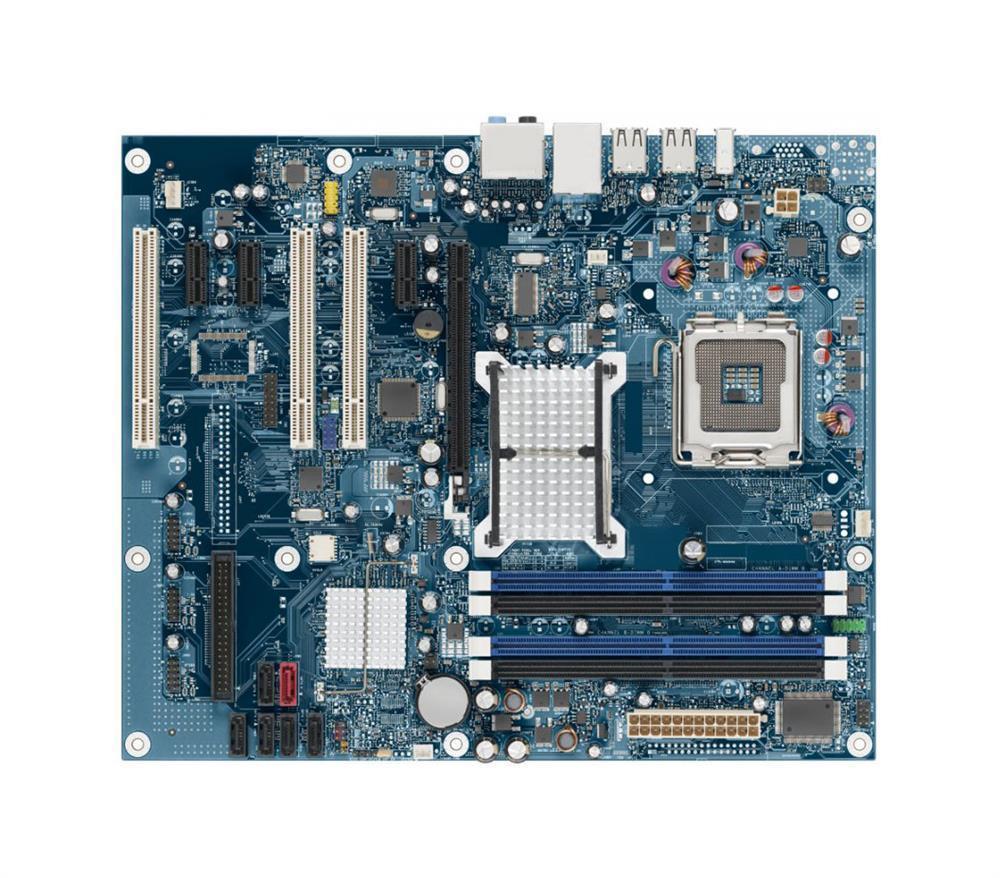 BOXDP35DPM Intel DP35DP Socket LGA 775 Intel P35 Express + ICH9R Chipset Intel Celeron/ Core 2 Duo/ Core 2 Quad/ Pentium Dual-Core Processors Support DDR2 4x DIMM 5x SATA 3.0Gb/s ATX Motherboard (Refurbished)