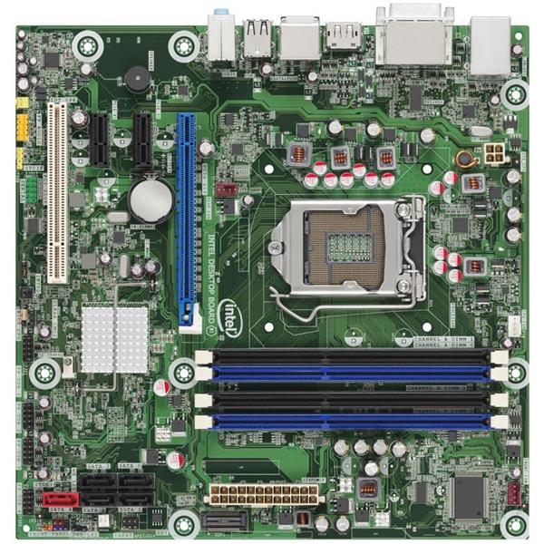 BOXDQ57TM Intel Desktop Motherboard DQ57TM iQ57 Express Chipset Socket H LGA1156 1333MHz FSB micro ATX 1 x Processor Support (Refurbished)