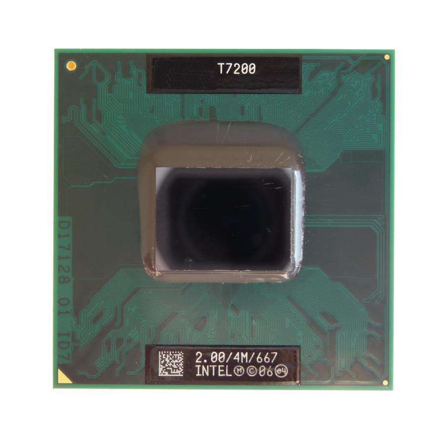 BX80537T7200 Intel Core 2 Duo T7200 2.00GHz 667MHz FSB 4MB L2 Cache Socket PGA478 Mobile Processor