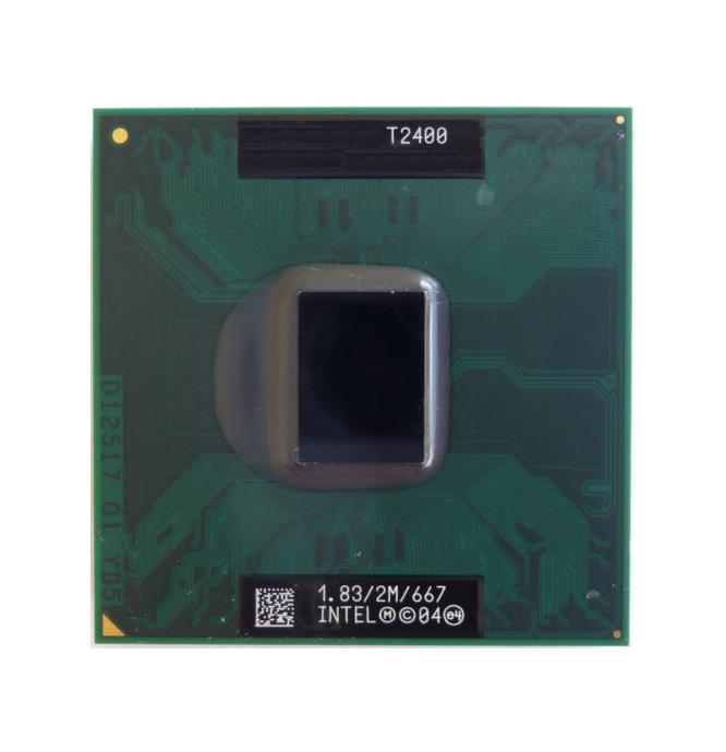 BX80539T2400 Intel Core Duo T2400 Dual Core 1.83GHz 667MHz FSB 2MB L2 Cache Socket PGA478 Mobile Processor