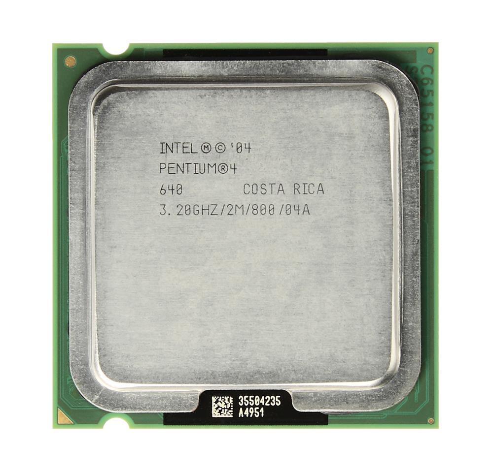BX80547PG3200F Intel Pentium 4 640 3.20GHz 800MHz FSB 2MB L2 Cache Socket 775 Processor