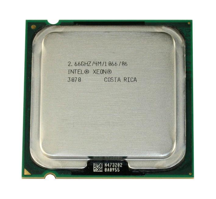 BX805573070 Intel Xeon 3070 Dual Core 2.66GHz 1066MHz FSB 4MB L2 Cache Socket PLGA775 Processor